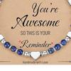 Women Bracelet Natural Stone Beads Adjustable Length Non-fading Bracelet Wear-Resistant Comfortable Accessories