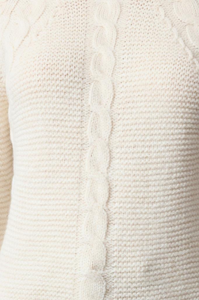 Women's Fashion Stylish Sweater Emerald Green Soft Textured Hair Braided Seamless Knitwear Sweater