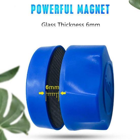 Mini Fish Tank Magnetic Brush Glass Window Algae Cleaning Sponge Scrubber Tool