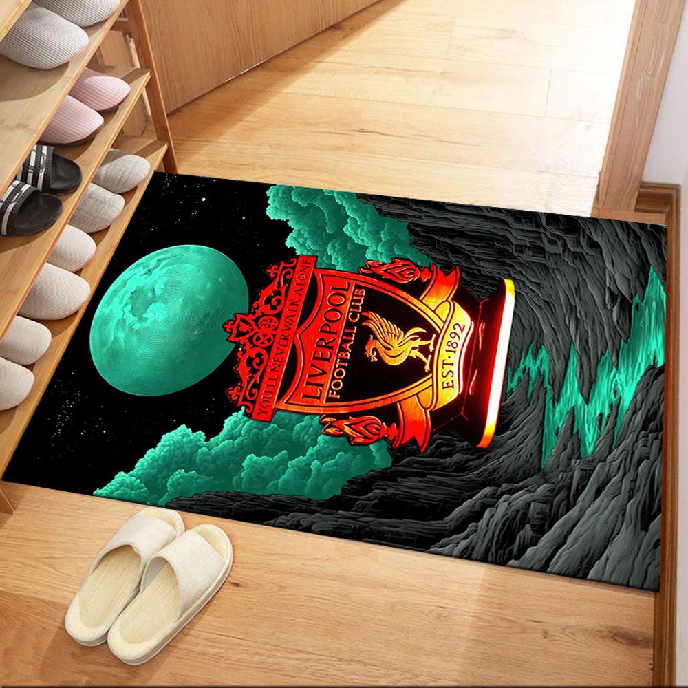 Liverpool Football Club Floor Rug Office Rug Suitable For Study Room Balcony Outdoor Playrooms Antislip Rug Decorate Offices Birthdaychristmas Gift