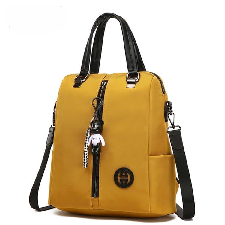 

Новая женская сумка-рюкзак 29*13*25cm светло-желтого