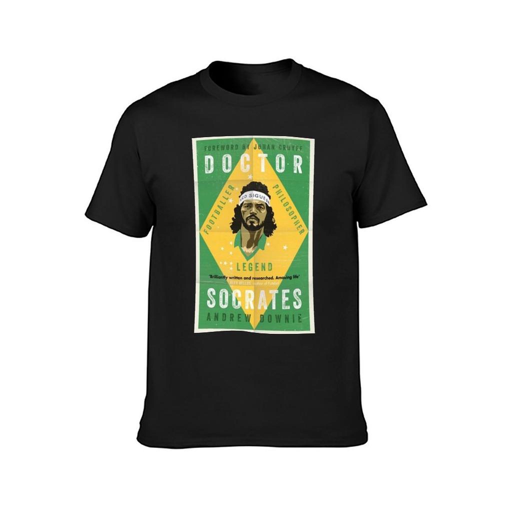 Socrates Brazil T-Shirt Cute Clothes Vintage Clothes Sports Fans Fruit of the Loom Mens T Shirts