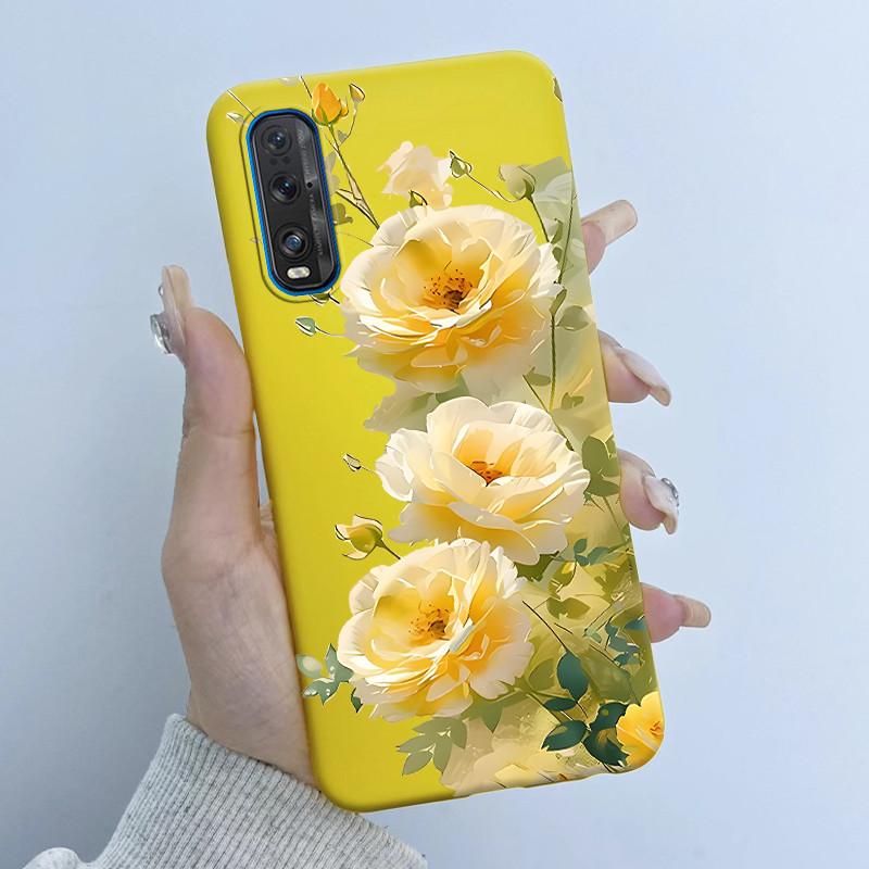 For Oppo Find X2 X 2 Pro Phone Case Butterfly Flower Girl Design Soft Silicone TPU Back Housing for Oppo Find X2 Pro X2Pro Cover