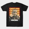 Męska czarna koszulka z nadrukiem Eric "Król&Quot; Cantona Papier Transferowy Bez Wycinania Nadruk Bawełniany T-shirt