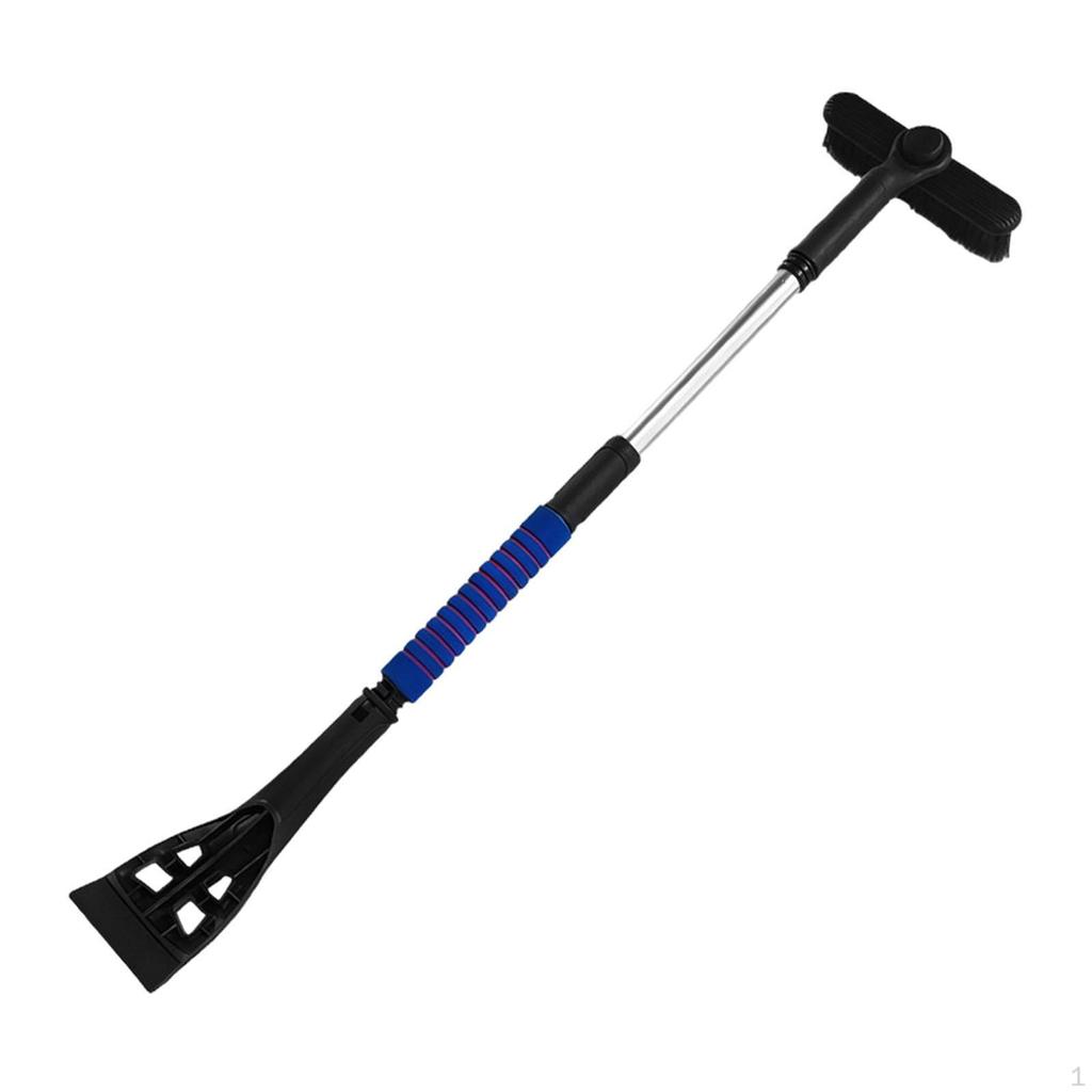2 in 1 Snow Brush And Ice for Pushing Snow, Foam Handle, 360° Rotating Head Cars, Trucks, SUVs