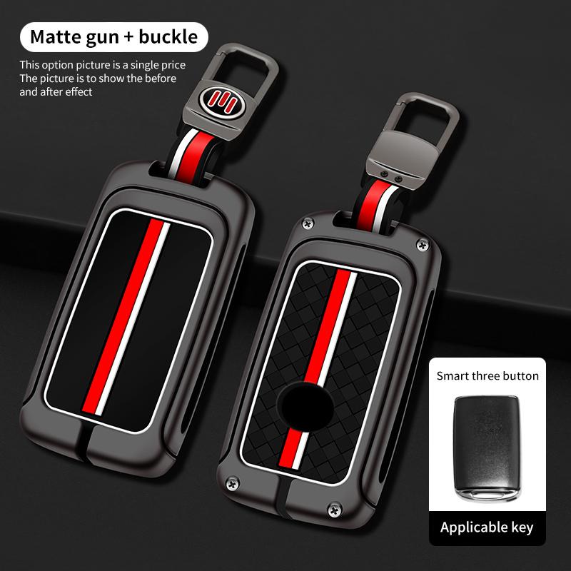 Metal Car Remote Key Case Cover Shell For Mazda 3 Alexa Cx30 Cx-4 Cx5 Cx-5 Cx8 Cx-8 Cx-30 Cx9 Cx-9 Protector Holder Fob Keyless