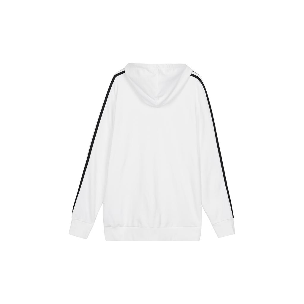 adidas Neo Casual Sport Hoodie with Side Stripes Men Tops White H53023