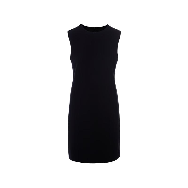 Langzi Acetate Blend Sleeveless Midi Dress