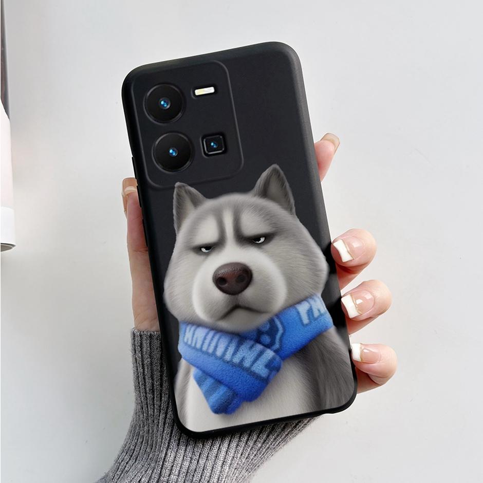 For vivo Y35 4G Protective Case For vivo Y35 4G Fashion Cartoon Phone Cases For vivo Y35 4G Beautiful Painting Back Cover Coque