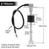 AD 100mm ~ 500mm Fuel Level Sensor For Car Boat Motorcycle 0~190Ohm Fuel Level Gauge Fuel Sending Unit Fuel Sensor In The Tank