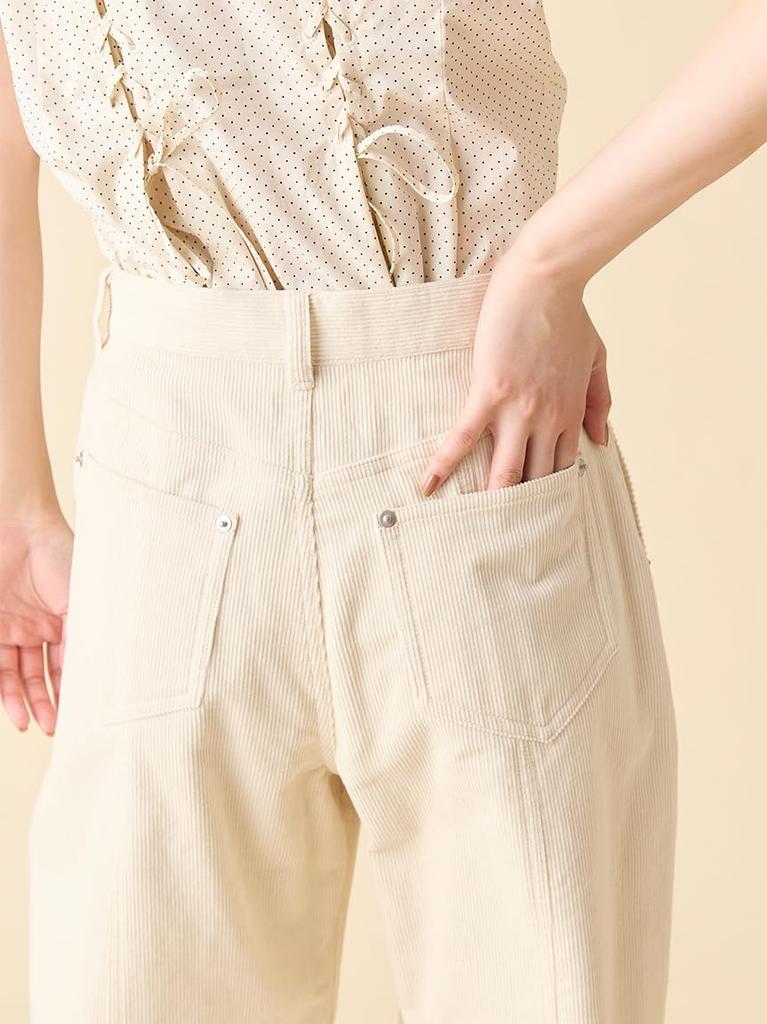 Corduroy Curve Pants LWFP254065WHT1