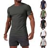 Men's Quick-Dry Short Sleeve T-Shirt Breathable Lightweight Athletic Performance Top for Running Gym Workout Training Casual Daily Wear