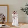 Harz Handwerk Mutter und Tochter Statue Elegante Familie Skulptur Schlafzimmer