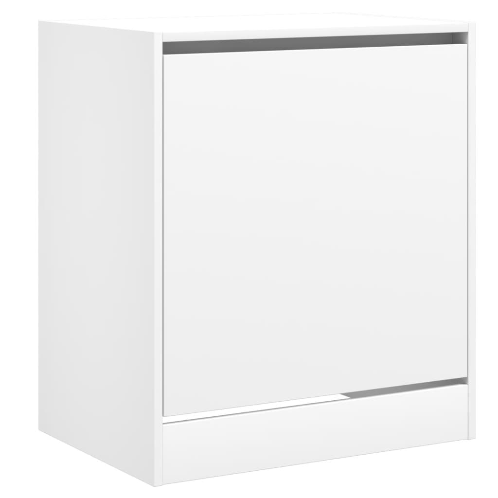 Vidaxl Shoe Cabinet, White, 60X42X69 Cm, Wood-Based Material