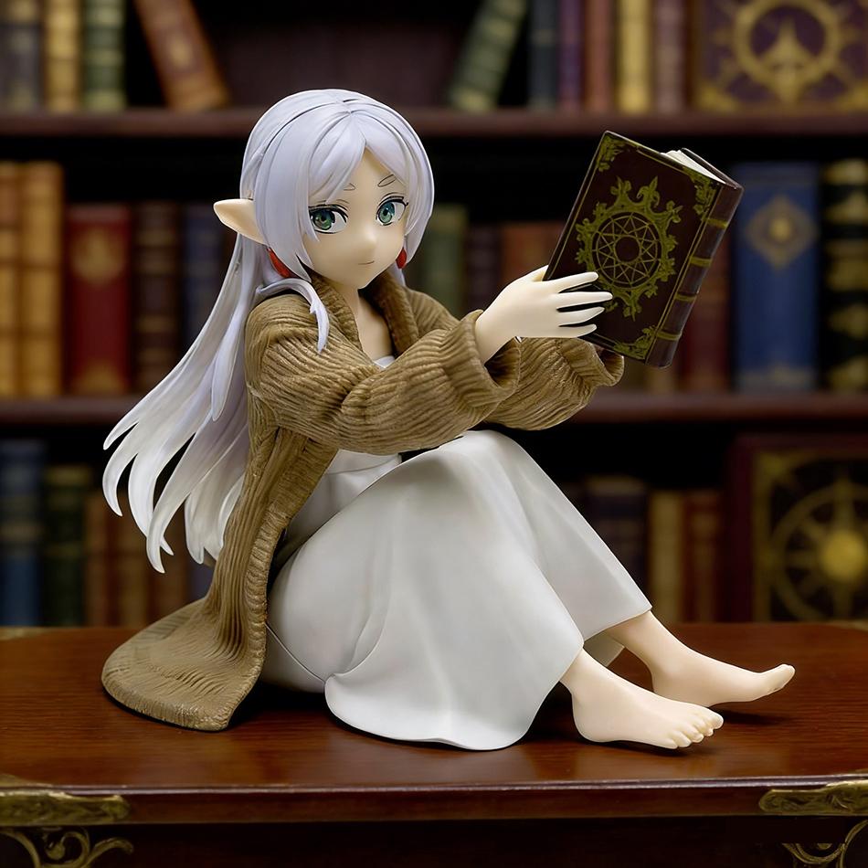Geschenke Frieren – Jenseits des Endes der Reise Frieren Anime-Figur Schreibtisch Niedlich kein Nachthemd Frieren Action-Figur Figur Modell Puppe Spielzeug