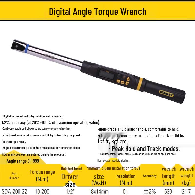 Stanley Digital Angle Torque Wrench