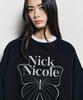 Nigaennikol Butterfly Signature Sweatshirt_Black Silver