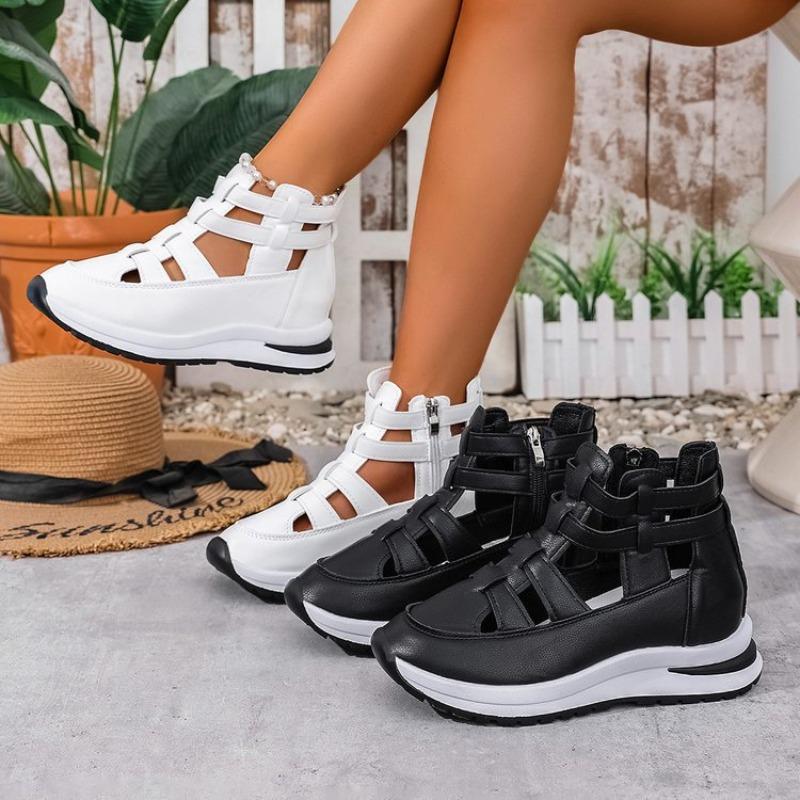 New Style of Women's Casual Shoes Thick-soled Hollowed-out Casual Beach Sandals