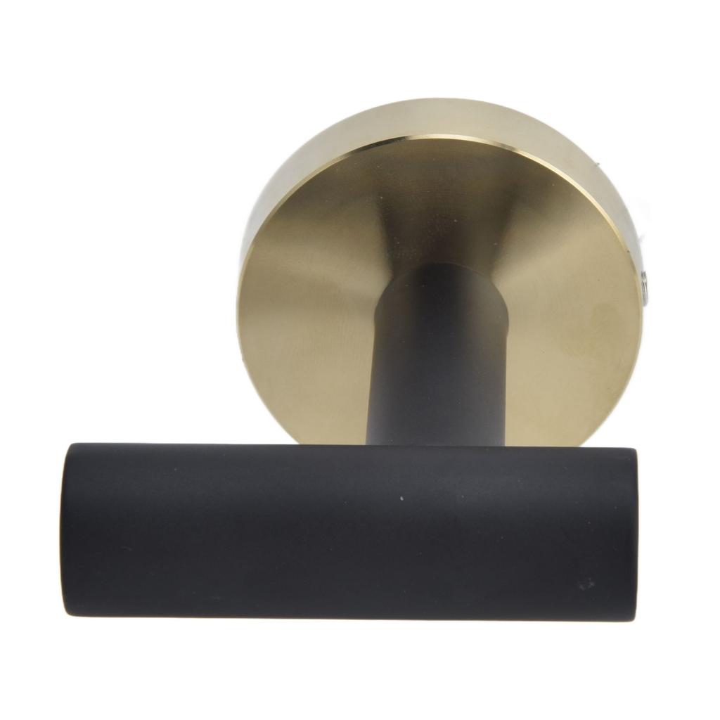 Towel Bar 4 Protective Layers Elegant Style Black Gold Bath Accessories for Kitchen Hotel