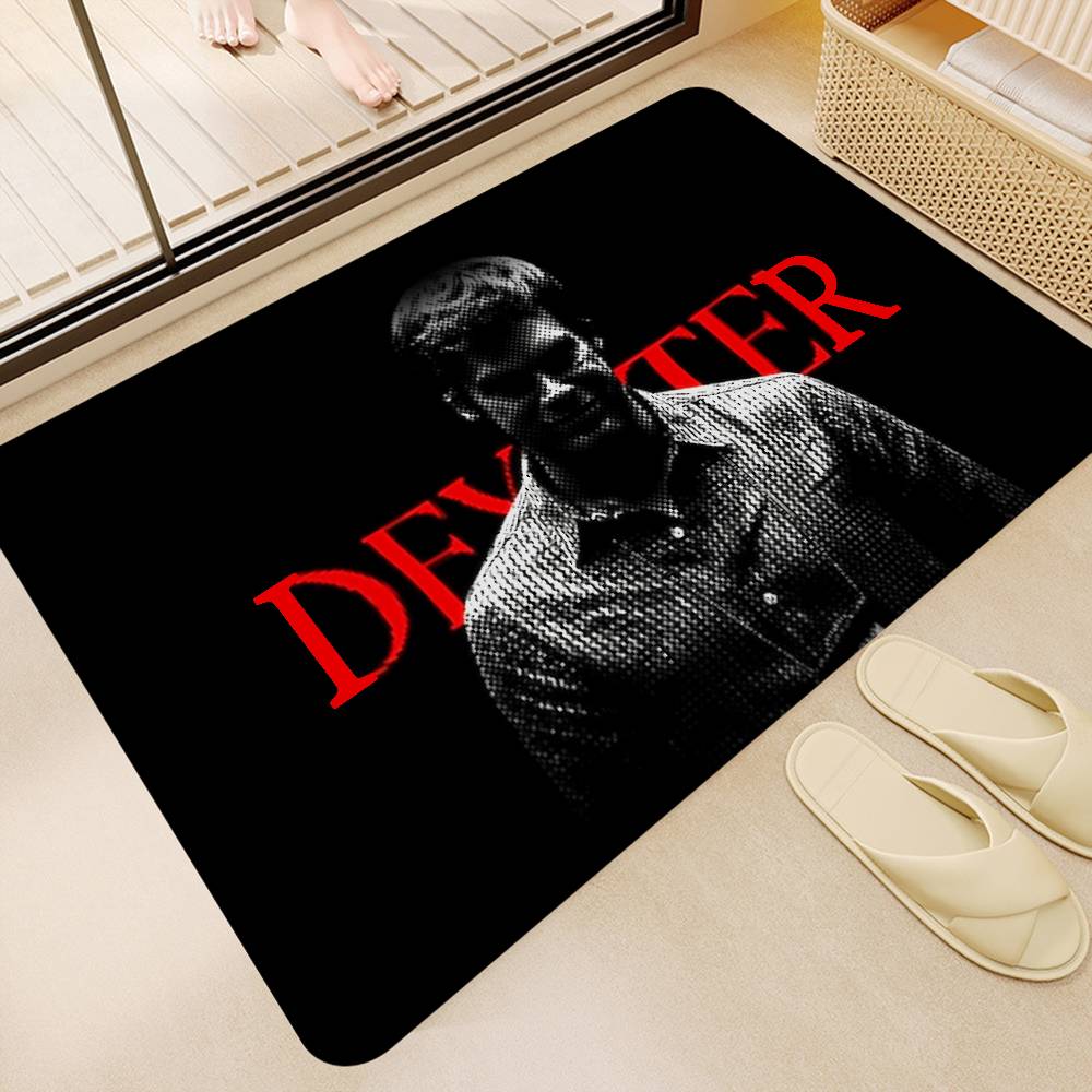 Crime Dexter TV Movie Entrance Door Mat Nordic Style Bedroom Living Room Doormat Home Balcony Anti-Slip Modern Home Decor