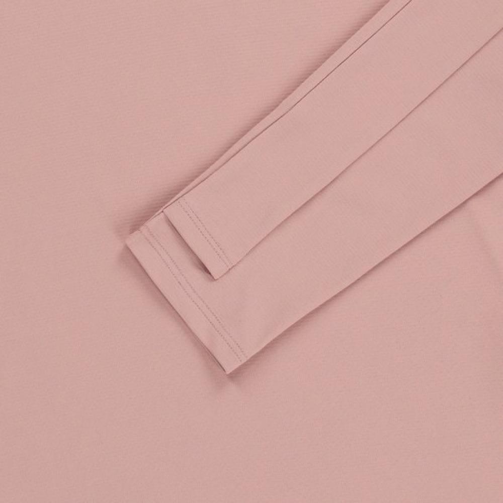 The North Face Women S Step Up Long Sleeve Round Tee grayiSh Pink Nt7tr81l
