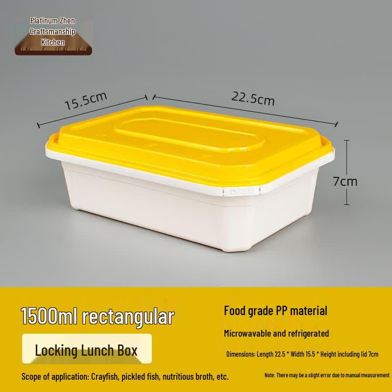 Premium Rectangular Disposable Food Container