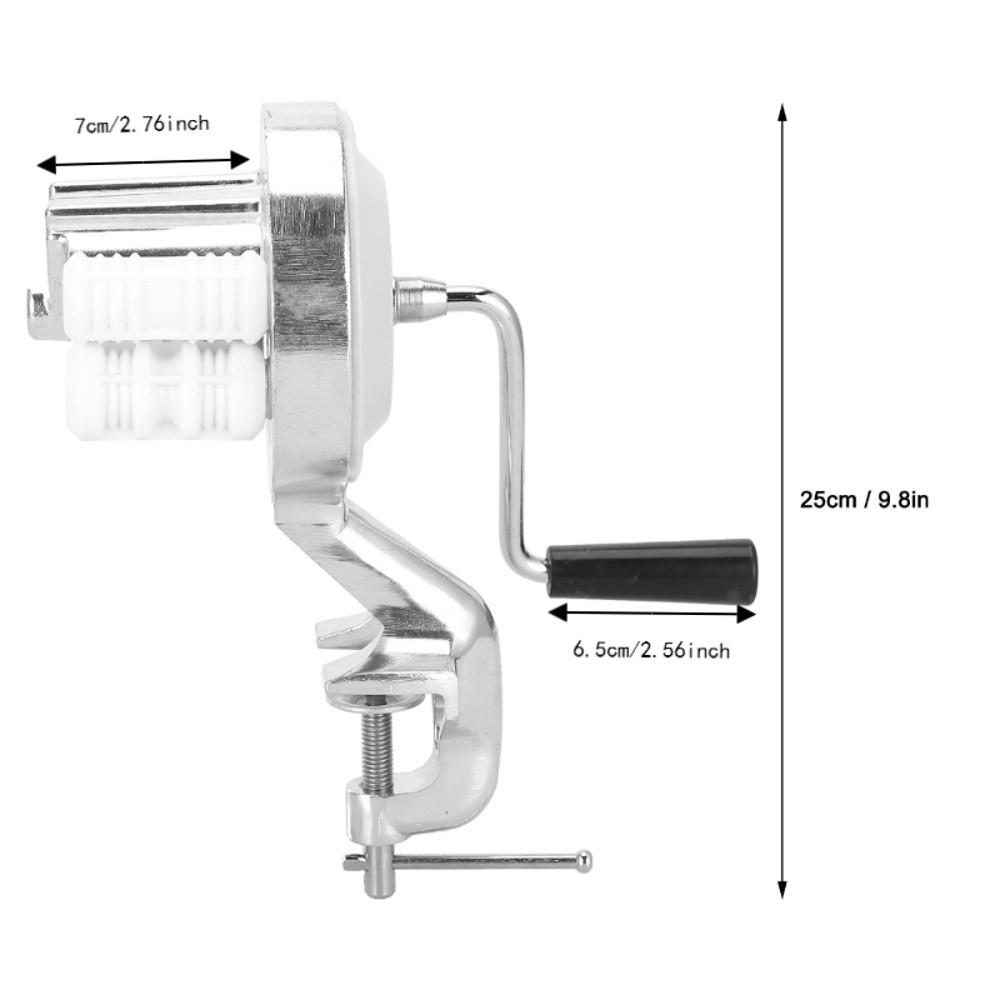 Silver Macaroni Maker Aluminum Alloy Manual Pasta Extruder Pasta Maker Machine Pasta Lovers