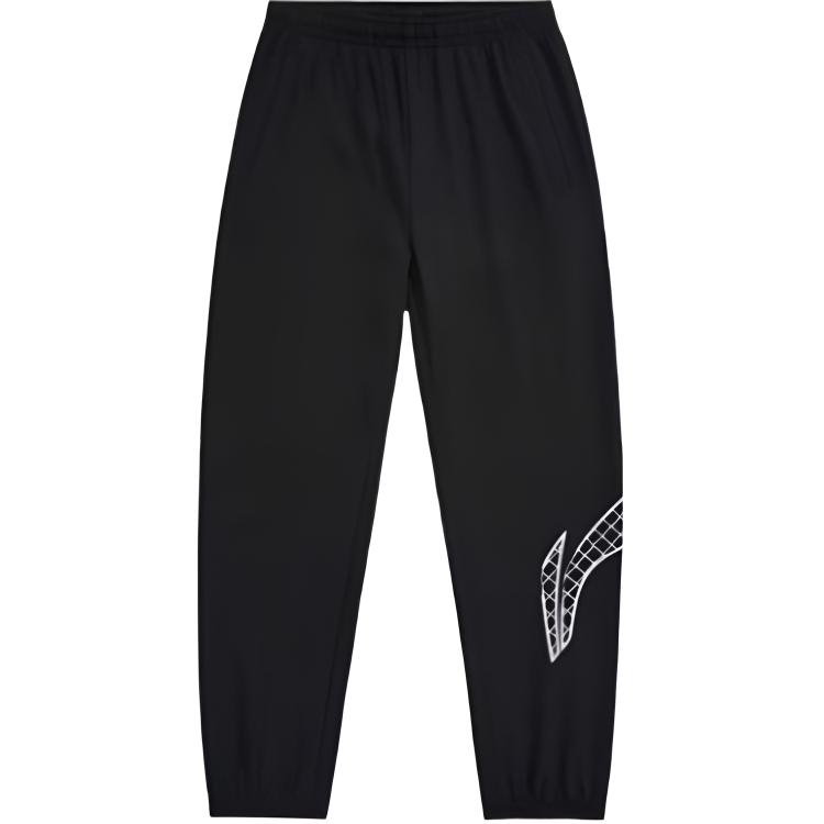 

Li Ning Серия спортивной моды Повседневные дышащие легкие зауженные свободные трикотажные джоггеры Мужские брюки YYKV173-1 XL