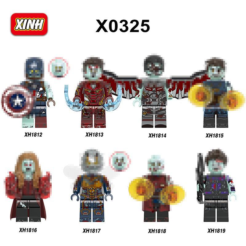 Super British Zombie Series Building Blocks: Captain Doctor Falcon Figure X0325