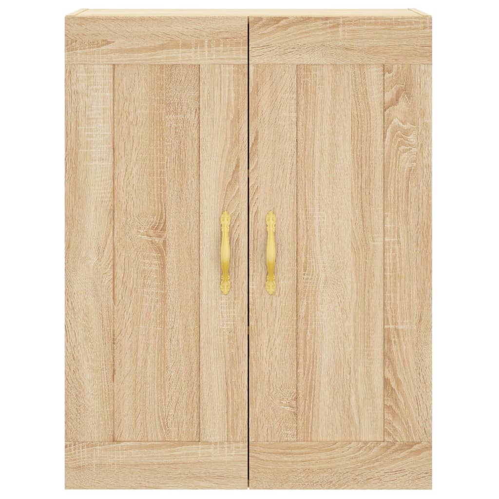 Wall Cabinets 2 pcs Sonoma Oak Wood Based Material
