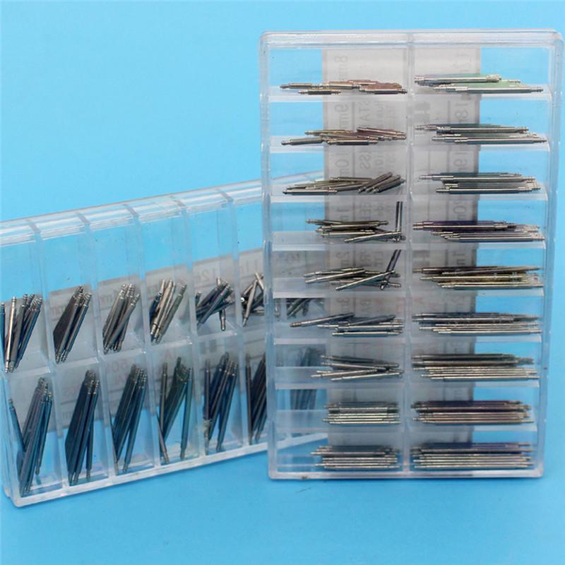 1,5 mm 360 stk. klokkereparasjonsverktøy lærklokkerem tilkobling fjærstang rustfritt stål klokke