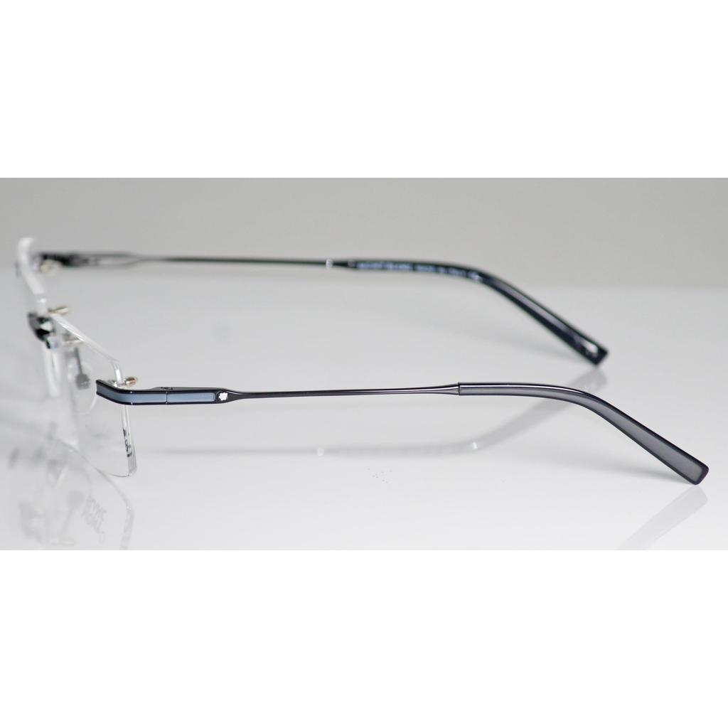 RSINC Rimless frame/eyeglass/Spectacle, Optical, Prescription, For Men And Women, MO Black- BR-4 | 20AF4 C1 55-16-140 SX-UMHH-HEVU
