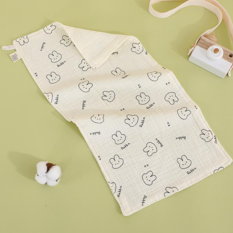 25x50cm Baby Six-layer Pure Cotton Gauze Small Towel Face Towel Square Towel Mouth Towel Baby Washcloth