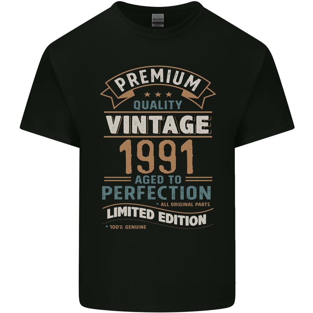 

Premium Vintage 34th Birthday 1991 Mens Light Cotton T-Shirt Unisex T-Shirt S