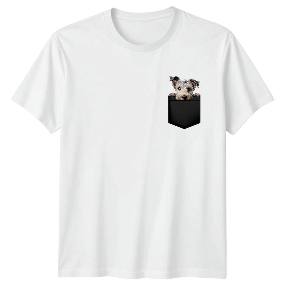 Dog In Pocket Terrier Dogs Animals Unisexs TShirt Unisexs Tee Graphic Unisex Shirt S