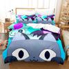 Katze Haustier Simulator X Bettwäsche Set Einzelbett Twin Full Queen King Size Bettset Aldult Kinder Schlafzimmer Bettbezug Sets Anime Bettlaken Set