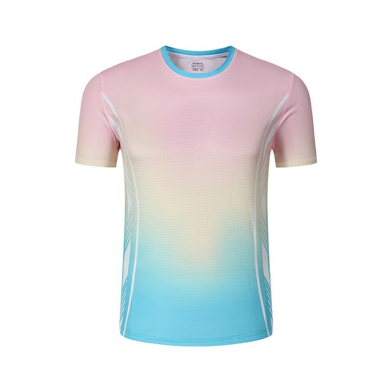 Sports Quick-Dry Short Sleeve T-Shirt Badminton Tennis Ping Pong Unisex Athletic Top Team Games