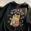 Summer Spring Unisexs Printed Short Sleeved Tshirt Fun Cat Tshirt Breathable Soft Fashion Cool Street Tshirt Y2k