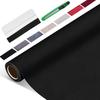Suede Wrap for Car Interior 16" x 59" - Black Self Adhesive Suede Fabric, Easy Peel Suede Interior Wrap for Car & Home Decor