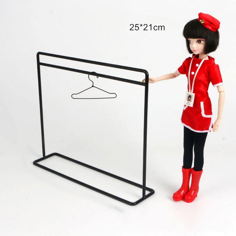 Dollhouse Furniture Doll Clothes Rack Garment Organizer Dollhouse Clothing Rack 1/6 1/12 Scale