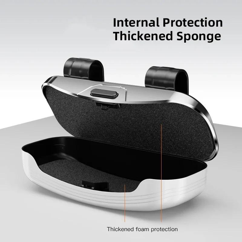 Car Glasses Box Shockproof Protective Sunglasses Storage Shell For VW GTI Polo Golf Passat Tiguan Arteon Touareg CC Taigo Caddy Zl0