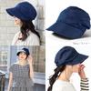 [QUEENHEAD] Women's hat, springsummer, newsboy cap, Cleanse, Etac, odor-resistant, completely blackout, UV protection, large size, washable [XL