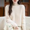 Women Sweater 100% Wool MODERN NEW SAGA O-neck Knit Pullover Thick Winter Jumpers Female Knit Tops