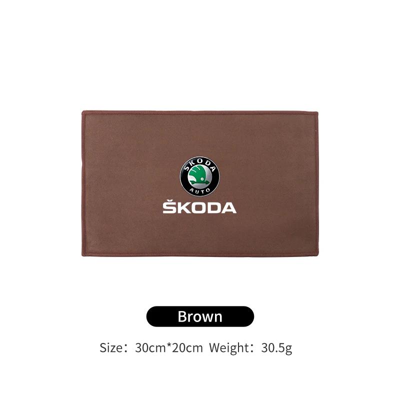 Car Wash Towel Soft Cleaning Rag Cloth Auto Cleaner Tools For Skoda Octavia Superb Rapid Kodiaq Karoq Fabia Kamiq Roomster