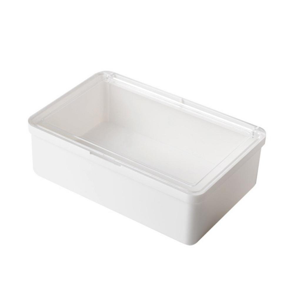 Dust-proof Double-Open Storage Box Flip Cover Small Item Tidy Container  Stationery