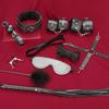 Sex Toys BDSM Bondage Kits Genuine Leather Restraint Set Handcuffs Collar Gag Vibrators Sex Toys For Women Couples Adult Games