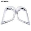 Front Fog Light Lamp Cover Trim For Subaru Forester 2013 2014 2015 Chrome Foglight Protector Exterior Accessories Car Styling