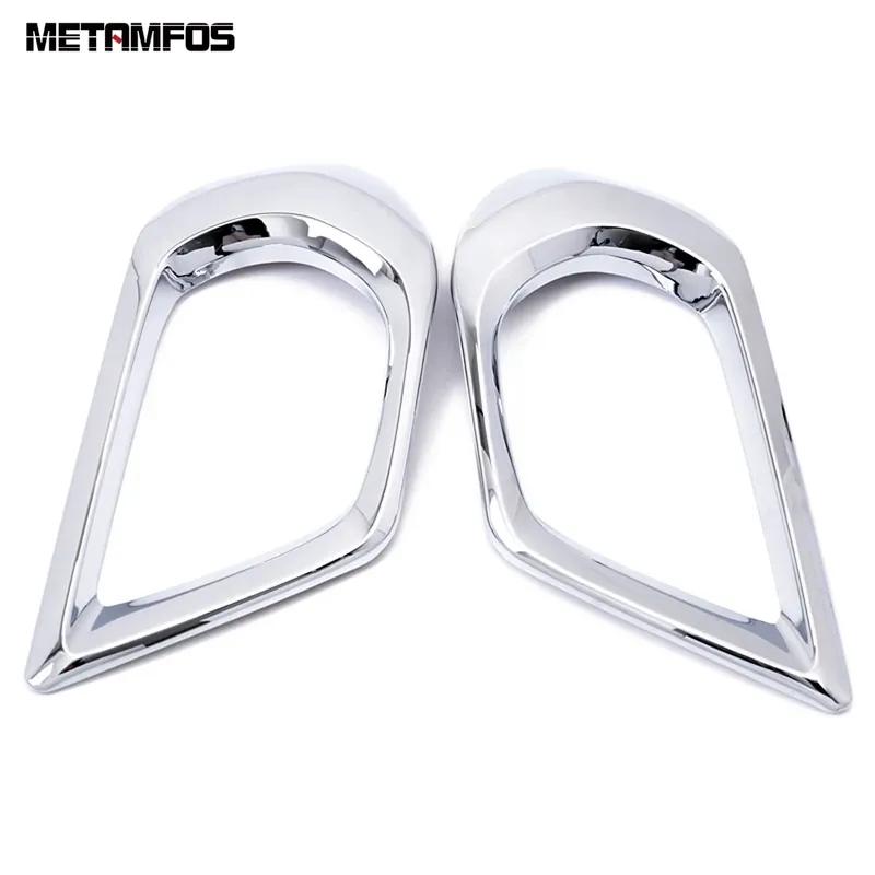 Front Fog Light Lamp Cover Trim For Subaru Forester 2013 2014 2015 Chrome Foglight Protector Exterior Accessories Car Styling