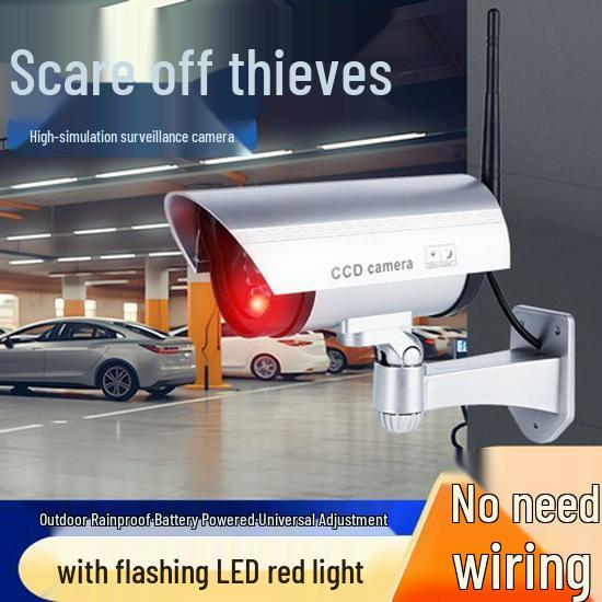 Gun-Type Fake Surveillance Camera with Light