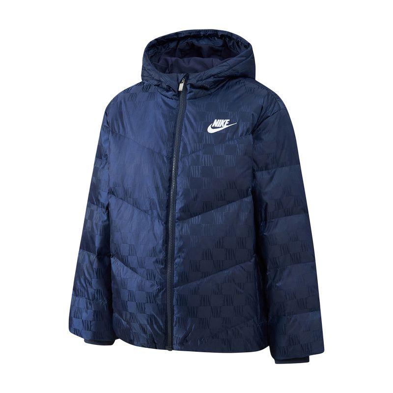 Nike Cotton Jacket Casual Comfortable Sports Full Print Short Warm Long Sleeve Kids Kids Jackets IQ9950-410
